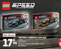 Auchan LEGO SPEED Voiture f1 mercedes amg w15 offre