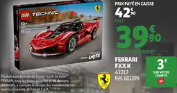 Auchan LEGO TECHNIC Ferrari fxx K offre