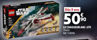 Auchan LEGO Star Wars le chasseur arc-170 offre