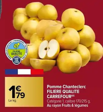 Carrefour Pomme Chantecler offre
