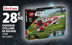 Auchan LEGO Star Wars chasseur stellaire de jedi bob offre