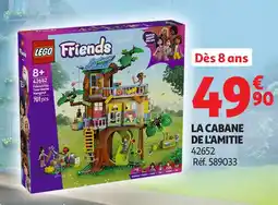 Auchan LEGO Friends La cabane de l'amitie offre