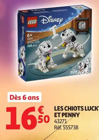 Auchan LEGO Disney les chiots lucky et penny offre