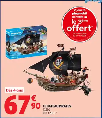 Auchan Le bateau pirates offre