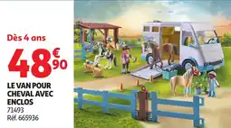 Auchan Le van pour cheval avec enclos offre