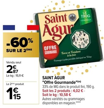 Carrefour Saint Agur offre