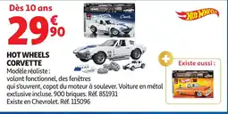 Auchan HOT WHEELS Corvette offre