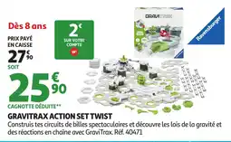 Auchan Gravitrax action set twist offre