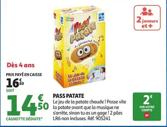 Auchan Pass Patate offre
