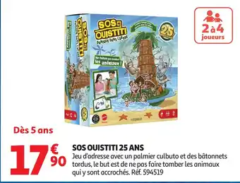 Auchan Sos Quistiti 25 ans offre