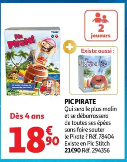 Auchan Pic Pirate offre