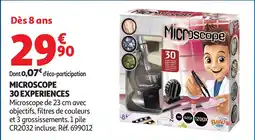 Auchan Microscope 30 experiences offre