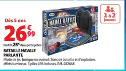 Auchan Bataille navale parlante offre