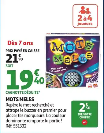 Auchan Mots Meles offre