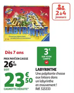 Auchan LABYRINTHE offre