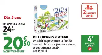 Auchan Mille bornes plateau offre