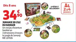 Auchan Jumanji 3d l'ile du danger offre