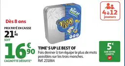 Auchan Time's up le best of offre