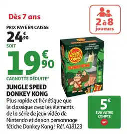 Auchan Jungle speed donkey kong offre