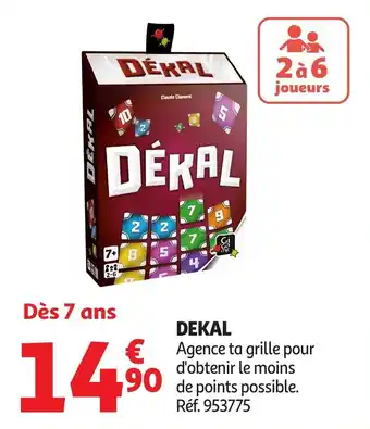 Auchan Dékal offre