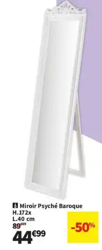 Conforama Miroir Psyché Baroque L.40 cm offre