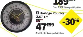 Conforama Horloge Roucky offre