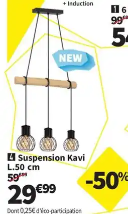 Conforama Suspension Kavi L.50 cm offre