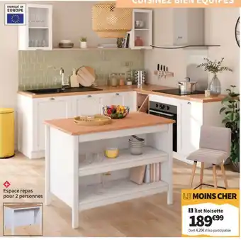 Conforama Îlot Noisette offre