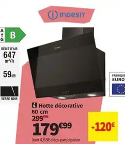 Conforama Hotte décorative 60 cm offre