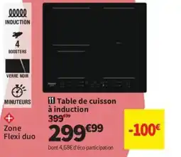 Conforama Table de cuisson à induction offre