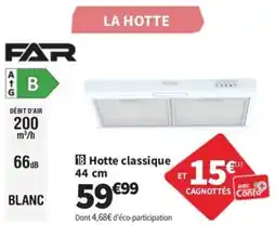 Conforama FAR Hotte classique 44 cm offre