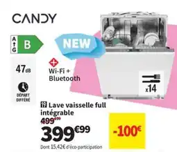 Conforama CANDY Lave vaisselle full intégrable offre