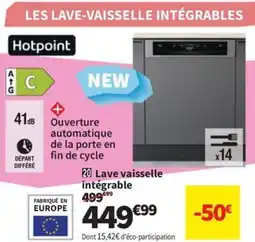 Conforama Lave vaisselle intégrable offre