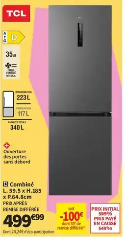 Conforama TCL Combiné offre