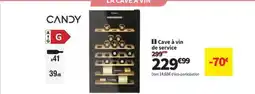 Conforama CANDY Cave à vin de service offre