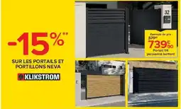 Castorama SUR LES PORTAILS ET PORTILLONS NEVA offre