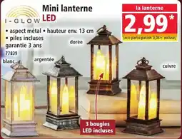 Norma I-glow mini lanterne led offre