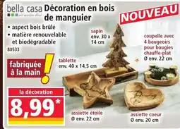 Norma Bella casa décoration en bois de manguier offre