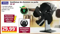 Norma Güde Ventilateur de cheminée ou poêle OV 4F offre