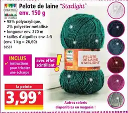 Norma Pelote de laine "Starlight" offre