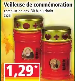 Norma Veilleuse de commémoration offre