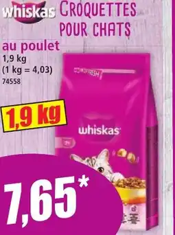 Norma Whiskas croquettes pour chats offre
