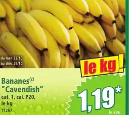 Norma Bananes Cavendish offre