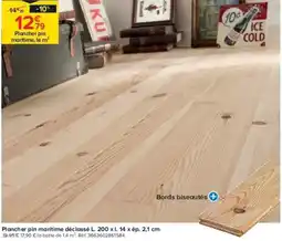 Castorama Plancher pin maritime déclassé l. 200 x l. 14 x ép. 2,1 cm offre