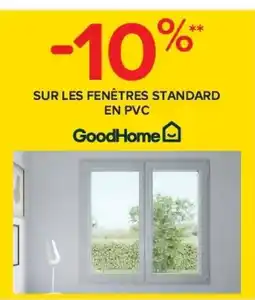 Castorama SUR LES FENÊTRES STANDARD offre