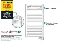 Castorama Sèche-serviettes électrique à inertie fluide flobain ii 500 w offre