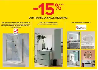 Castorama SUR TOUTE LA SALLE DE BAINS offre