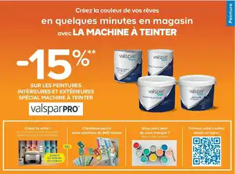 Castorama SUR LES PEINTURES INTÉRIEURES ET EXTÉRIEURES SPÉCIAL MACHINE À TEINTER offre