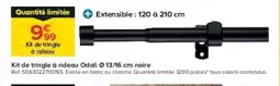 Castorama Kit de tringle à rideau odali offre