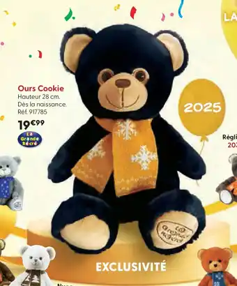 La Grande Récré Ours Cookie offre